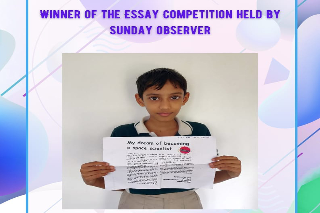 Winner Of Essay Competition